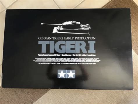 TAMIYA GERMAN TIGER I Early Production Full Option Kit 4 Channel Kit R