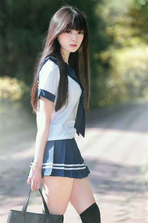 Sweet Girl 😚 Japanese School Uniform Girl School Girl Japan School