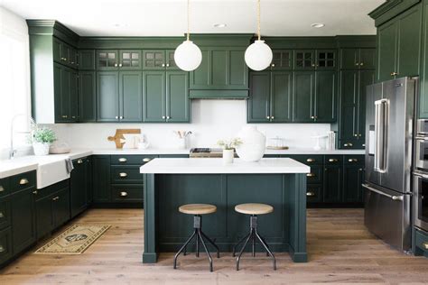 A refreshing change from white, green cabinets have been popping up in kitchens around the world. The Best Kitchen Trends for 2018 • 29 Design Studio