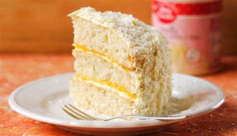Betty crocker cake mix and a can of soda is really all that you need for this recipe, and the best part is that you can try different flavor combinations for different occasions. Mango & Coconut Layer Cake Recipe | Easy Recipes | Betty ...