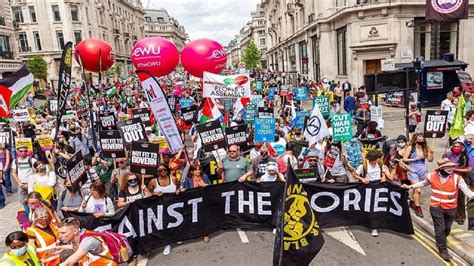 Massive Rally In London By Progressives Declares Tories Are Unfit To