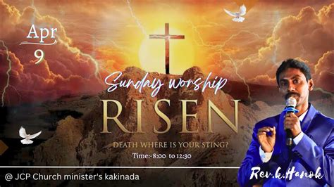 Easter Sunday Worship 9423 Revkhanok Jcp Church Ministers