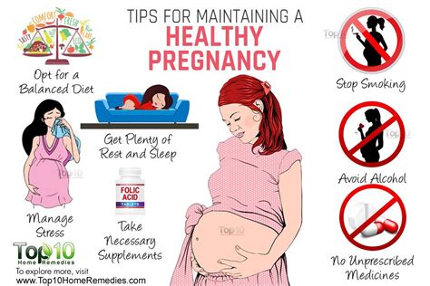 10 Tips For Maintaining A Healthy Pregnancy Top 10 Home Remedies