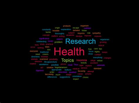 Variety of Health Research Paper Topics to Choose from