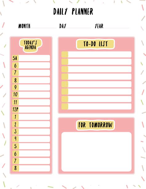 Free Planner Printables Weekly Monthly And Daily Adanna Dill