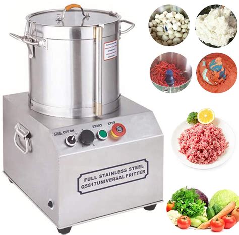 Intbuying Commercial Food Processor Electric Vegetable Cutter Meat