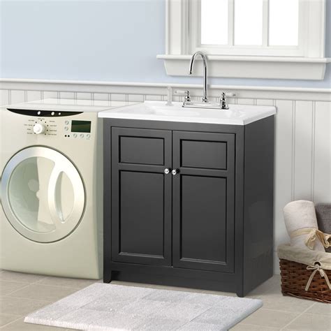 Kitchen small kitchen cupboards house home with sink. Conyer 30 in. Laundry Sink With Cabinet & Faucet Kit ...