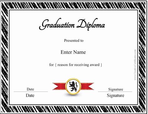 Printable Graduation Diplomas