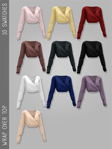 Elliesimple Wrap Over Top The Sims 4 Download In