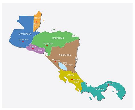 Clasificar Pase A Ver A Nombre De Paises De Centroamerica Y Sus