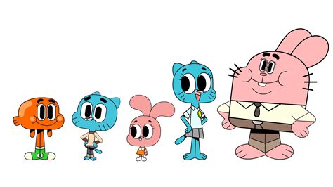 Conheça Os Wattersons Darwin Gumball Anais Nicole E Ricardo Ele é