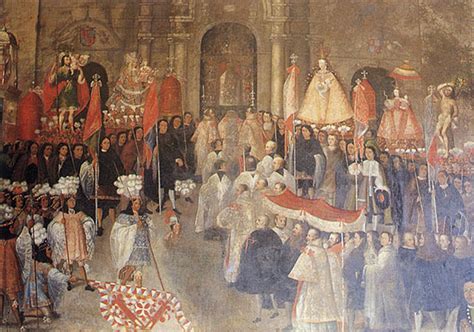 Procesión Del Corpus Christi En Cuzco Juan Del Valle Y Caviedes