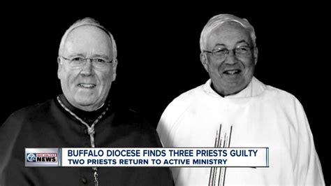 buffalo diocese finds three priests guilty but returns two to ministry youtube