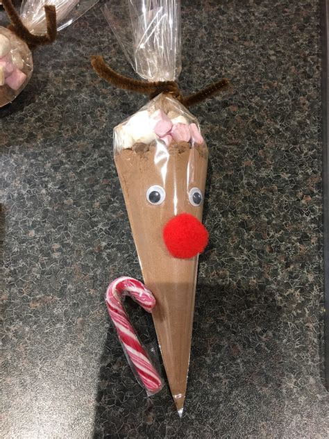 Cadburys Hot Chocolate Christmas Reindeer Cones Etsy