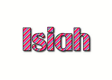 Isiah Logo Herramienta De Diseño De Nombres Gratis De Flaming Text