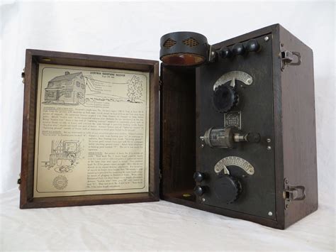 Vintage Early 1920s Old Marconi Era Deforest Antique Crystal Radio
