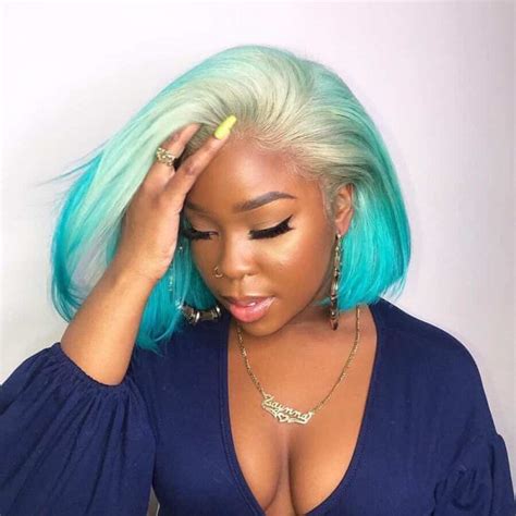 22 Best Blue Hair Ideas For Black Girls In 2024 Hairstylecamp