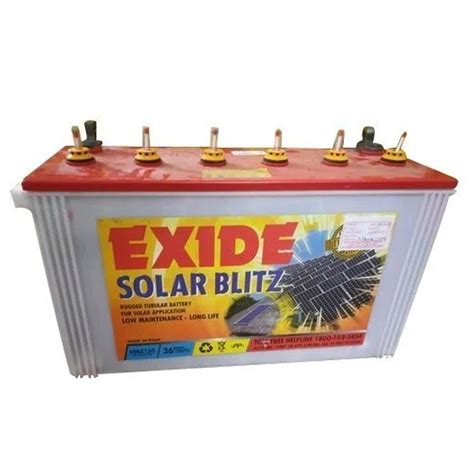 12 V Exide 6sbz150 Solar Blitz Battery 150 Ah At Rs 11200 In Ratnagiri