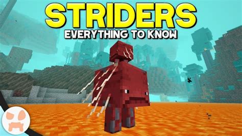 Strider Mob Minecraft Nether Update Concept Mod Striders Minecraft Mob