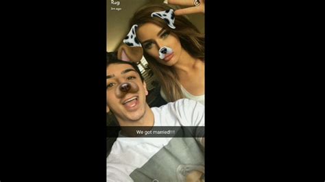 Faze Rug And Molly Eskam Got Married Snapchat Stories Youtube