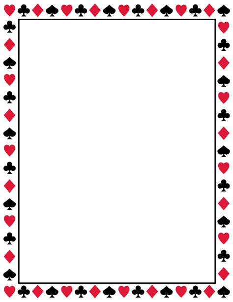 The Sketchpad Playing Cards Border