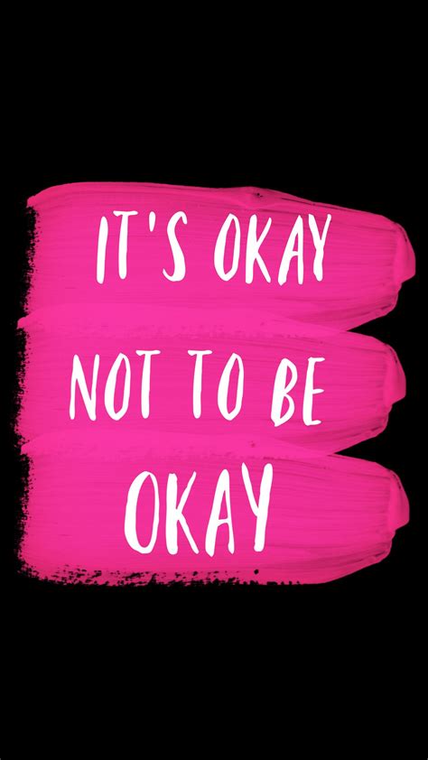 Its Okay To Not Be Okay Wallpapers Wallpaper Cave