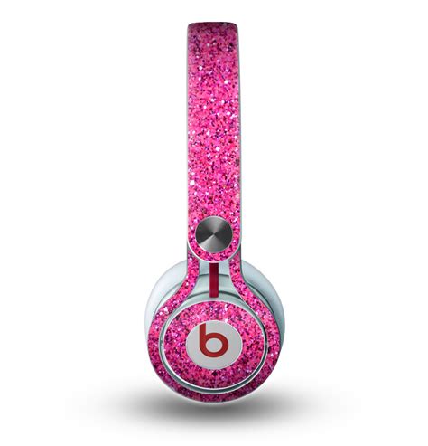 The Pink Sparkly Glitter Ultra Metallic Skin For The Beats By Dre Mixr Headphones Beats By Dre