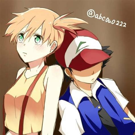 Satoshi And Kasumi Pokeshipping Fanarst Pokemon Ash And Misty Ash