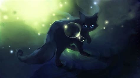 1920x1080px 1080p Free Download Black Curious Cat Cute Anime