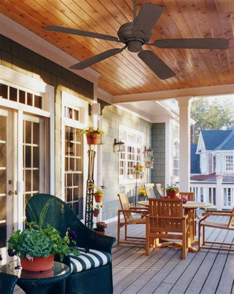What makes a ceiling fan good for outdoor installation? Selecting the Right Outdoor Ceiling Fan | HuffPost
