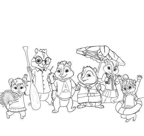 Alvin and the chipmunks coloring pages pdf. Coloring Pages Alvin And The Chipmunks 2 - Coloring Home