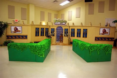 Our Babylon Vbs Set With The Shrubs In Place Vbs Vbs 2017 Babylon