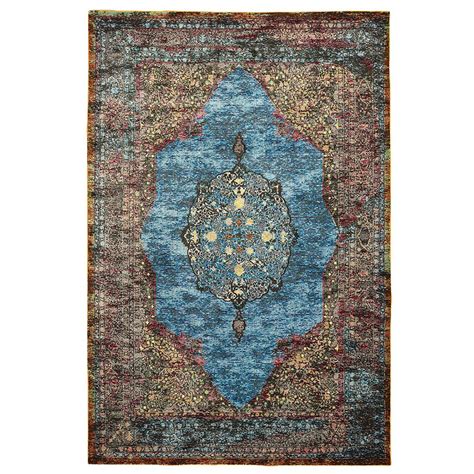 For more luxurious and pleasant looking environment around you, try our rugs, you will feel the difference. LR Resources Gala Turquoise Multi 4 ft. x 6 ft. Indoor ...