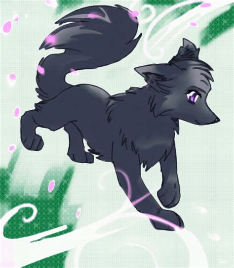 Little Black Fox By Mysticnightwolf On Deviantart