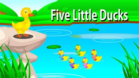 Five Little Ducks Went Out One Day English Nursery Rhymes For Kids