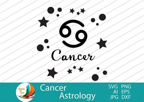 Cancer Star Sign Svg Astrology Zodiac Svg Zodiac Signs Svg Etsy