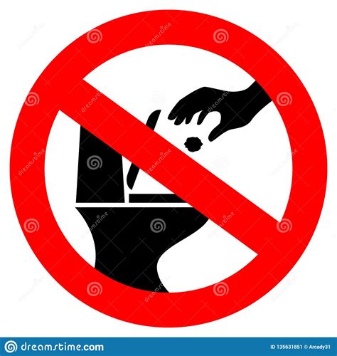 (b) do not throw rubbish over the rubbish dump. Throwing Trash Prohibited Vector Sign | CartoonDealer.com ...