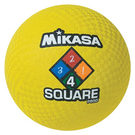 Four Square Playground Ball Yellow