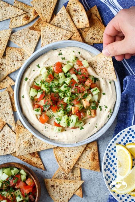 Vegan Mediterranean Hummus Dip Shared Appetite Recipe Appetizer