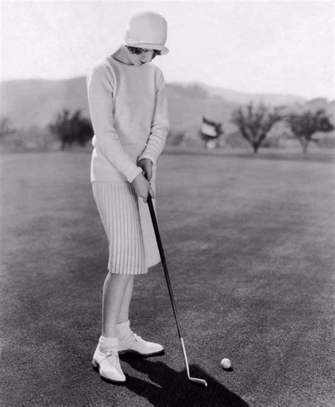 Swinging Through Time Vintage Photographs Of Women Playing Golf In The