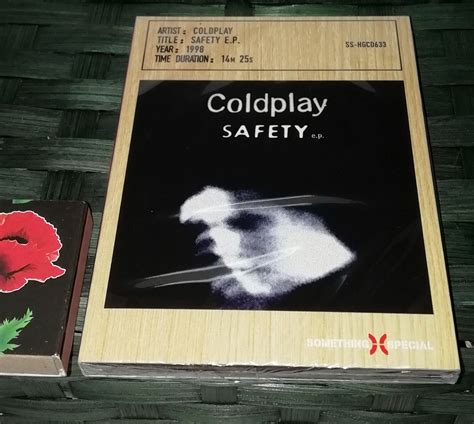 Coldplay Safety Ep Single Wood Box Mini Cd Sealed Great T