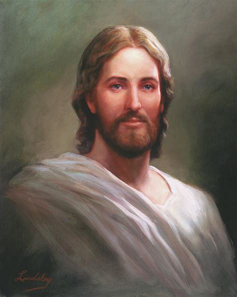 Our Savior Painting By David Lindsley Fine Art America