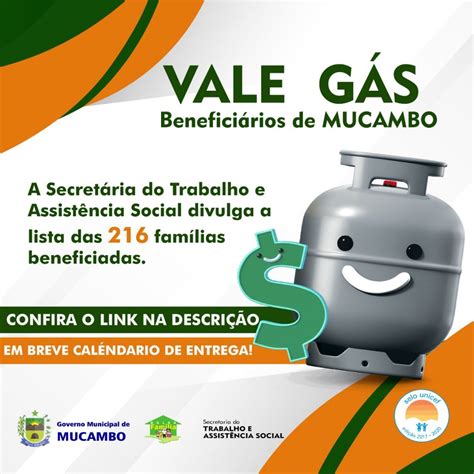 O auxílio gás (ou vale gás) é um benefício que pode ser acessado por muitas famílias desde 2001. VAL GÁS- BENEFICIÁRIOS DE MUCAMBO. - Prefeitura Municipal ...