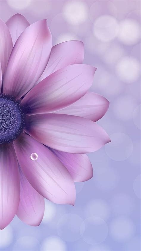 Girly Hd Wallpapers For Android Flower Iphone Wallpaper Purple