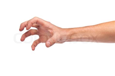 Male Hand Reaching For Something On Stock Image Colourbox