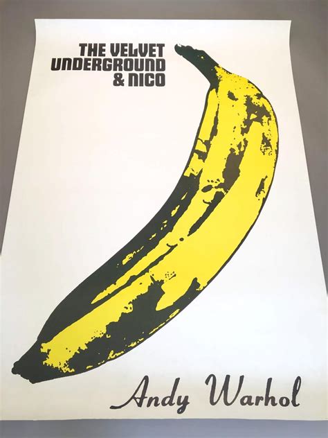 Andy Warhol The Velvet Underground And Nico Rare Original 1967 Maxi