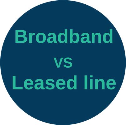 Typically, a lease line is a telephone line that has been given dedicated connections between to points, so that the connection is never broken. Leased Line Comparison - Easily Compare All UK Leased Line ...
