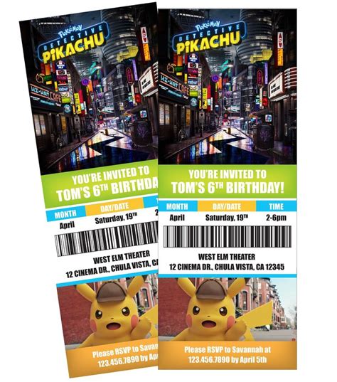 Get personalized recommendations, and learn where to watch across hundreds of streaming providers. Detective Pikachu Movie Ticket Themed Birthday Party ...