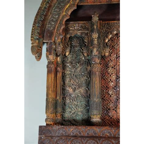 1900s Antique Nuristan Afghani Hand Carved Wood Doorway Window Chairish