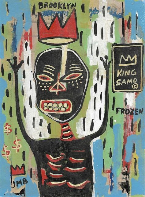 Jean Michel Basquiat Painting Rare Original Samo Brooklyn
